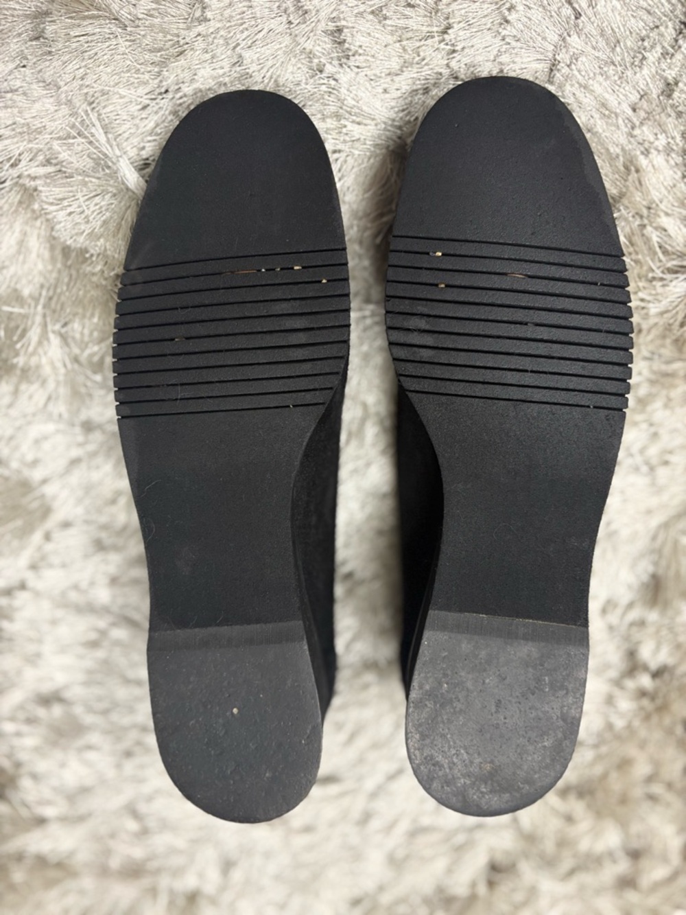 Salvatore Ferragamo Black Suede Women's Loafers sz 7.5 - Picture 4 of 7